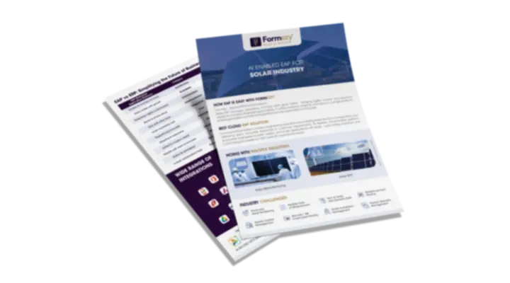 Solar industry brochure